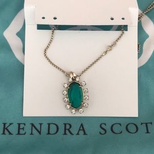 Kendra Scott Emerald Brett Necklace Fall 2017